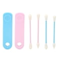 thumbnail image 2 of Cotton Buds, Makeup Cotton Swabs 2 Sets Easy To Clean with Dustproof Box for Travel for Dressing Room, 2 of 7