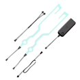 thumbnail image 1 of LED Light Motorcycle Helmet Kit Night Riding Flashing Stripe Bar 3 M, 1 of 8