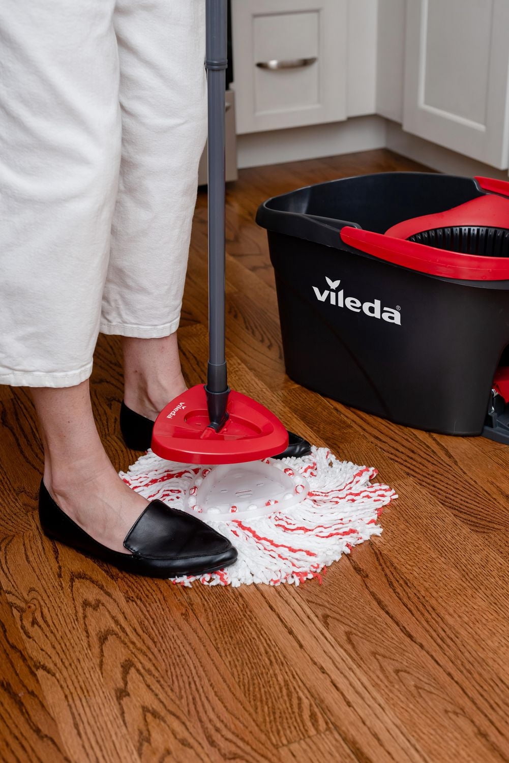 Vileda EasyWring Deep Clean Mop Head Replacement, Washable & Reusable