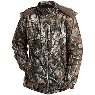 Krumba Mens Camo Hunting Jacket Winter Insulated Warmer Tactical Windproof Softshell Camping Coat XL