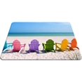 thumbnail image 2 of Beach Gaming Mousepad Summer Beach Colorful Chairs Design NonSlip Rubber Base Perfect for Computer Desk & Laptop Office Bring the Beach Vibes to Your Workspace 9.5x7.9 Inch, 2 of 5