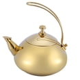 thumbnail image 1 of Théière, MAGT 1.5L Style classique en acier inoxydable Bouilloire Durable chauffe-eau rapide(Or), 1 of 9