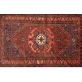 thumbnail image 1 of Ahgly Tapis Rectangulaire Traditionnel Lavable en Machine Rouge Tomate, 9 Pieds x 12 Pieds, 1 of 7