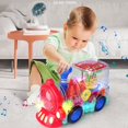 thumbnail image 4 of Electric Train Toys With Cool Light & Sound Effect Gifts For Kids Age 3 4 5 6 Random Color, 4 of 12