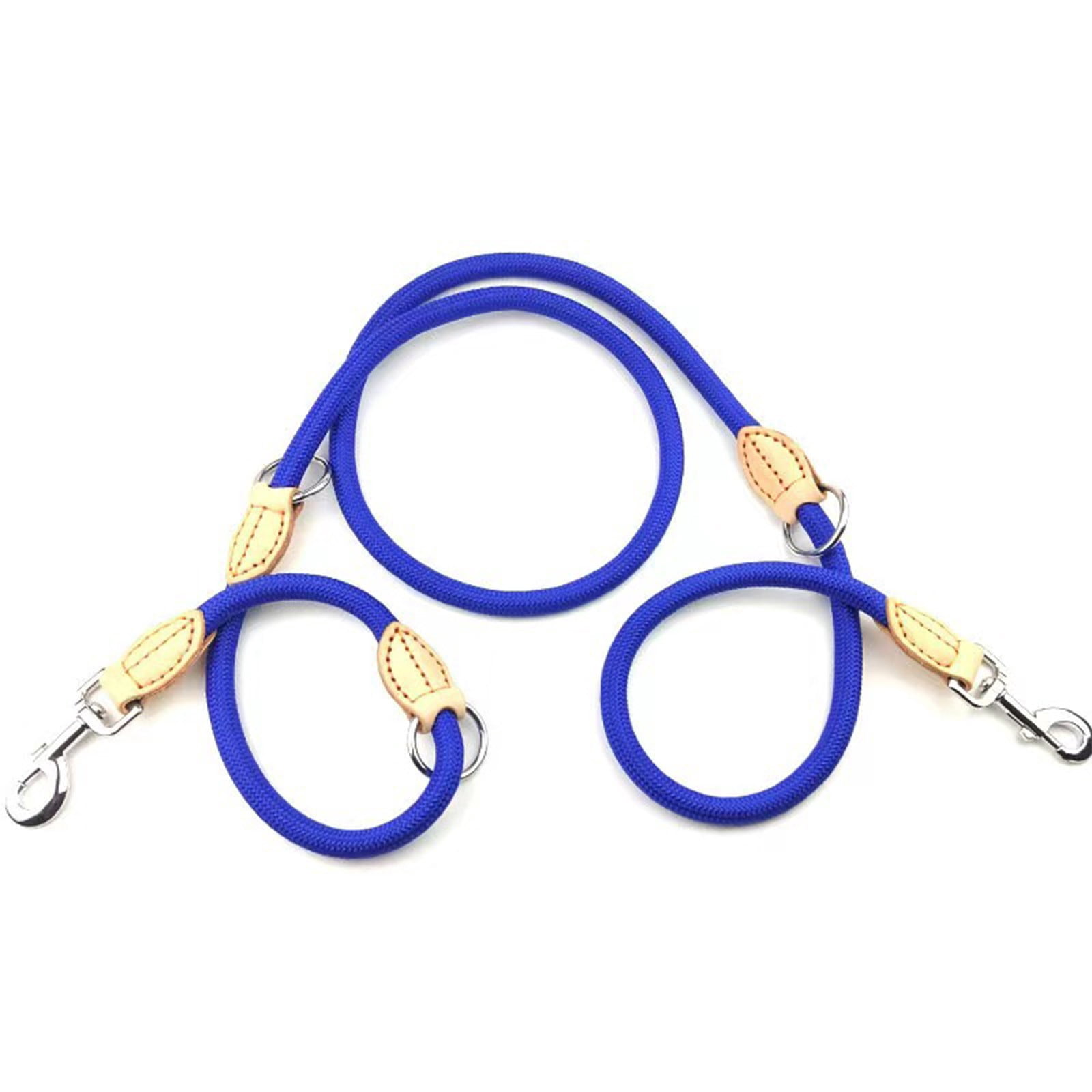 Yatlte Double Dog Leash, Tandem Leash for Two Dogs, Adjustable Length Long Leash for Dog Training, No Tangle 360° Swivel Rotation Dual Strong Dog Leash Splitter, for Large Medium Small Dogs
