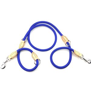 Yatlte Double Dog Leash, Tandem Leash for Two Dogs, Adjustable Length Long Leash for Dog Training, No Tangle 360° Swivel Rotation Dual Strong Dog Leash Splitter, for Large Medium Small Dogs