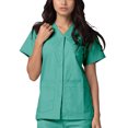 thumbnail image 2 of Adar Universal Women's Scrub Set ? Snap Front Scrub Top and Multi Pocket Scrub Pants, 2 of 7