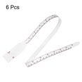 thumbnail image 3 of Unique Bargains 6Pcs Head Circumference Tape 24'(60cm) Plastic Measuring Rule Measure for Child Head Arm Circumference, White, 3 of 7