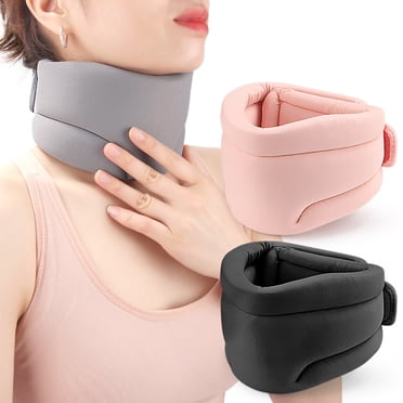 Neck Brace for Sleeping All-Round Support Anti Snoring Adjustable Neck Support Brace for Neck Correction Soft Foam Wraps Effective Neck Pain Relief Solution