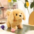 thumbnail image 2 of B Golden Retriever Plush Puppy Electric Walking Toy With Barking Function Soft Stuffed Pet For Children 5.9X6.2X3.9 Inch, 2 of 5
