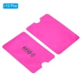 thumbnail image 3 of Uxcell Pochettes de Blocage RFID Prévention du Vol d'Identité Cartes de Crédit Protecteur Sécurisé Supports Pochettes Rouge Lot de 12, 3 of 6