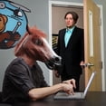 thumbnail image 3 of Head Horse Head  Novelty Cosplay Masquerade  Funny Latex Animal Head, 3 of 7
