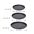thumbnail image 2 of Steel Perforated Pizza Baking Pan - Ideal for Gourmet Pizzas, 2 of 3
