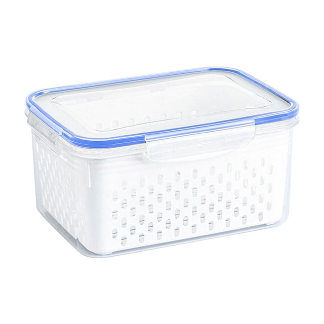 HCBY Airtight Food Container, Large-capacity yet Space-saving Fridge Organizer, Multi-size Optional Specification, Food-safe Material, Reusable Box for Meal Prep and Picnic Storage