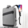 thumbnail image 4 of Rbaofujie Backpacks for Boys Business Three Piece Backpack for Men Large Capacity Spliced Student School Bag and Fashionable Computer Bag Backpack for School Boys, 4 of 9