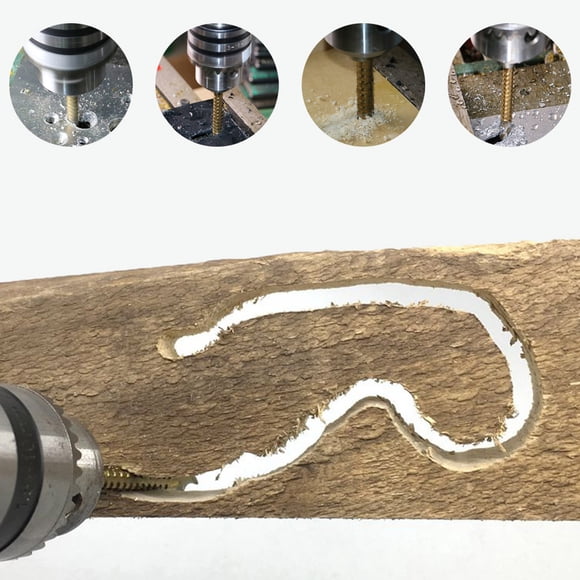 TIELUTT Cutting Carpenter Side Cutting Tap Spiral Saw Drill Bit Woodworking Hole Tool Hole Saw Carbide Drill Bits Tile Drill Bit Hole Saw 100mm Drill Bit Set for Metal