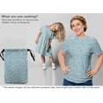 thumbnail image 5 of oneOone Cotton Cambric Light Blue Fabric Musical Instruments Sewing Material Print Fabric By The Yard 42 Inch Wide, 5 of 5