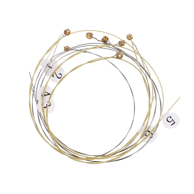 10 Pcs Cordes de Lyre en Acier Pratiques Accessoires de Lyre Fournitures Musicales