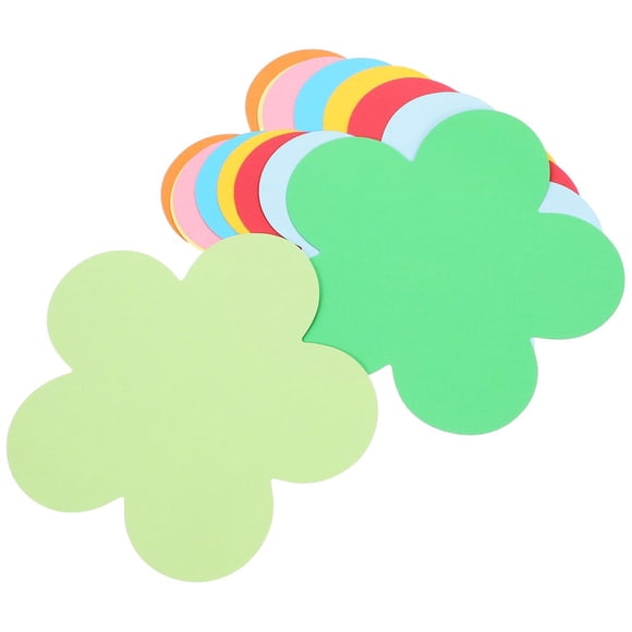 EIGTHTAIL 10 Set Hand Cut Colored Paper Decorations Plates Retro Office Child