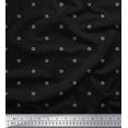 thumbnail image 2 of Soimoi Moss Georgette Fabric Floral Block Panel Decor Fabric Printed Yard 42 Inch Wide, 2 of 3