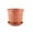 Red, variant on Weloille Vintage Imitation Ceramic Plant Pot with Tray 1Pc, Breathable Root Control Decor Planter, Drainage Hole Flower Pot for Indoor Outdoor Succulent Home Garden Decor