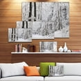 thumbnail image 4 of Designart Forêt d'hiver dense et ruelle Art mural sur toile, 4 of 4