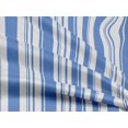 thumbnail image 4 of oneOone Rayon Light Blue Fabric Stripes Fabric For Sewing Printed Craft Fabric By The Yard 56 Inch Wide, 4 of 5
