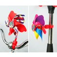 thumbnail image 2 of Décorations de Moulin à Vent à Roue à Fleurs pour Guidon de Vélo pour Bicyclette et Trottinette pour Enfant, 2 of 7