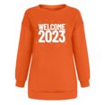 thumbnail image 4 of Costumes de Noël en Solde Femmes Classique Nouvel An Imprimé de Noël Col Rond Manches Longues Sweat-Shirt Ample pour Femmes, 4 of 7