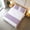 Purple, variant on Solid Color Bed Runner Soft Decorative Bed Scarf Protector Cover for Hotel Bedroom