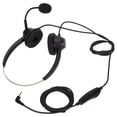 thumbnail image 2 of Wired Telephone Headset, Noise Cancelling Customer Service Headphone Lightweight Soft With Mic Mute For Business, 2 of 8