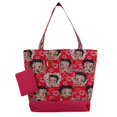 thumbnail image 1 of Betty Boop Tote Bag Fashion Shoulder Bag (Fuchsia Pink), 1 of 4