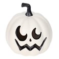 thumbnail image 1 of White Pumpkin w/ LED - 5 inches, 1 of 5