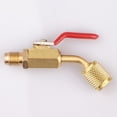 thumbnail image 2 of Straight Ball Valves Designed For A/C Charging Hoses Yellow 68 Mm Adapter, 2 of 8