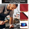 thumbnail image 5 of Case for Motorola MOTO G15 Power Card Slots Holder Wallet Kickstand Folio Flip PU Leather Magnetic, 5 of 5