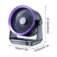 thumbnail image 2 of Sale Today Clearance! Small Desktop Fan, Ultra-Quiet Electric Fan for Office and Home, High-Speed Engine, Wide-Angle Airflow, Portable Desk Fan for Students, 2 of 8
