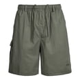 thumbnail image 2 of hoksml Shorts Cargo Extensibles pour Hommes Couleur Unie Extérieur Décontracté Intérieur Cordon Classique Randonnée Shorts Cargo avec Multi-Poches 2025 Été Liquidation, 2 of 9