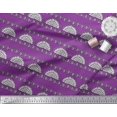 thumbnail image 2 of Soimoi Modal Satin Fabric Leaves,Floral & Paisley Block Print Sewing Fabric Yard 42 Inch Wide, 2 of 3