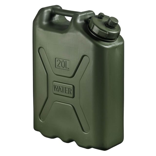 Scepter Contenant d'Eau de 5 Gallons et 20 Litres, Style Militaire Robuste, Vert