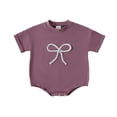 thumbnail image 2 of JDQJBZ Unisex Baby Sleeveless Romper Solid Color Cotton Jumpsuit Summer, 2 of 5