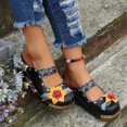 thumbnail image 2 of XZNGL New Retro High Quality Flat Heel Platform Pump Womens Shoes, 2 of 9