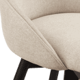thumbnail image 4 of Bouclair Beige Fabric and Metal Bar Stool, 4 of 4