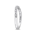 thumbnail image 2 of Diamond Accent Semi-Eternity Wedding Band Ring in 14K White Gold, 2 of 5