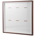 thumbnail image 1 of OULII Runners Medal Hanger Display Brown Medal Frame with Glass Paper for Home Decoration 1Pack, 1 of 6