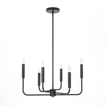 Artika Manchester Modern Pendant Light Fixture, Black
