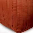 thumbnail image 2 of The HomeCentric Housse de Coussin Orange, Lot de 2, 20x20 Pouces (50x50 cm) Taie Décorative Rouille, Housse de Coussin Unie Texturée à Plis Pincés, Housse de Coussin Décorative, Faux Suède Carré - Rouille, 2 of 3