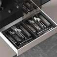 thumbnail image 4 of Flatware Storage Container Cutlery Tray, Organizer with Lid,Removable Tray for Flatware Organizer, Covered Utensil Tray for Kitchen Drawer and Countertop W5C1, 4 of 8