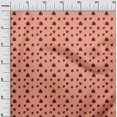 thumbnail image 2 of oneOone Tissu en Coton Cambric Pêche Rouge Insecte Matériel de Robe Tissu Imprimé Tissu au Mètre 56 Pouces de Large, 2 of 4
