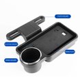 thumbnail image 2 of Back Seat Cup Holder for Car Car Rear Drainage Cup Holder Tray Foldable Seat Back Beverage Holder Storage Box for Dining Tray Car Cup Holder for Car Back Seat Universal Cup Holder for Car, 2 of 9