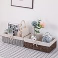 thumbnail image 4 of Storage Basket Snacks Box Clothing Case Large Capacity Detachable Sundries Organizer Thickened Design Fiber Iron Home Supplies Coffee Small, 4 of 9